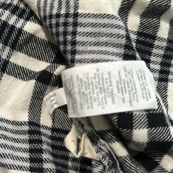 Madewell Flannel Oversized Ex-Boyfriend Shirt in Romana Plaid xxs - Picture 9 of 9